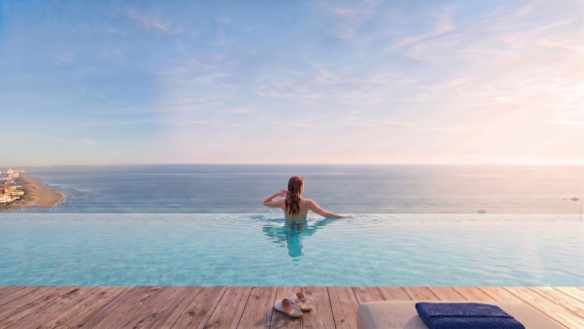 Piscina infinita